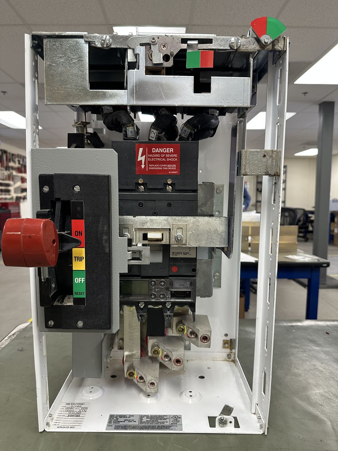 MCC plug-in unit on the bench