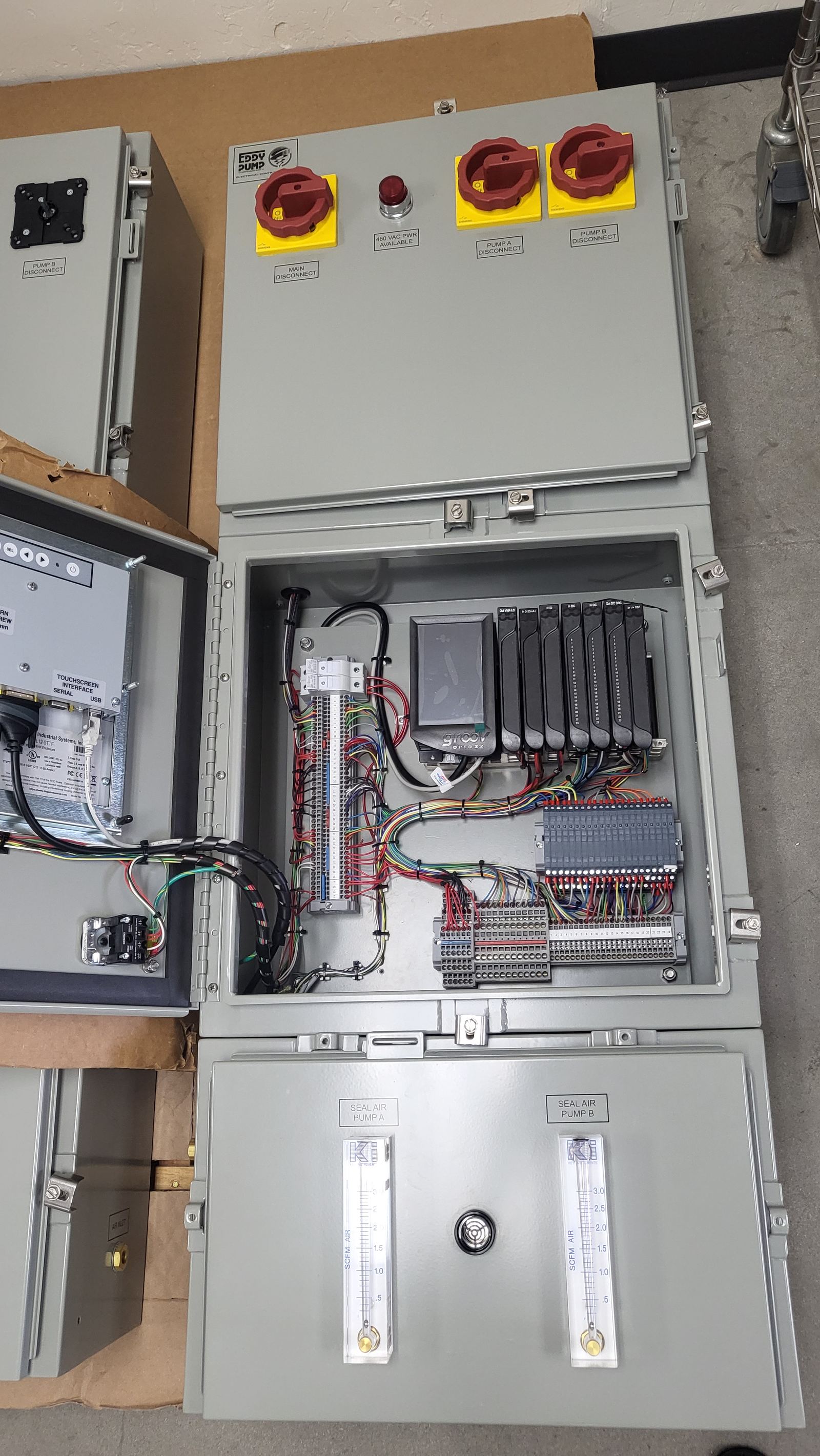 OEM pump-control enclosure